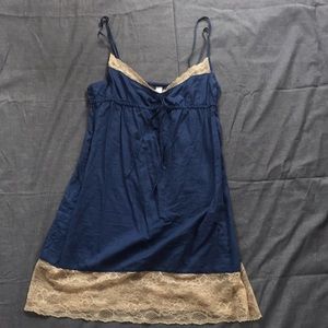 Old Navy Intimates S navy champagne nightie